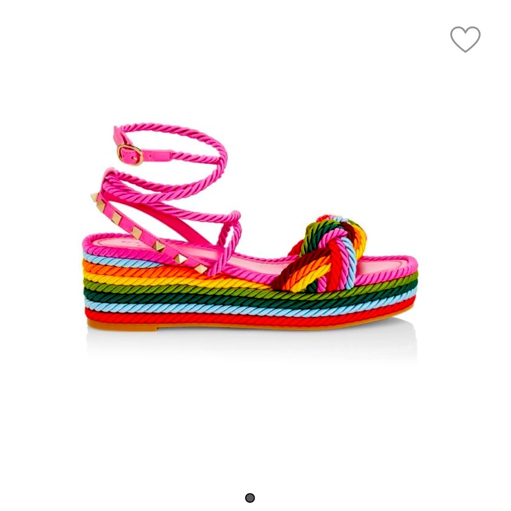 COPY - Valentino Rock Stud Wedge